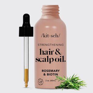Kitsch Rosemary & Biotin Pre-Wash Scalp + Hair Oil | Strengthen & Soothe